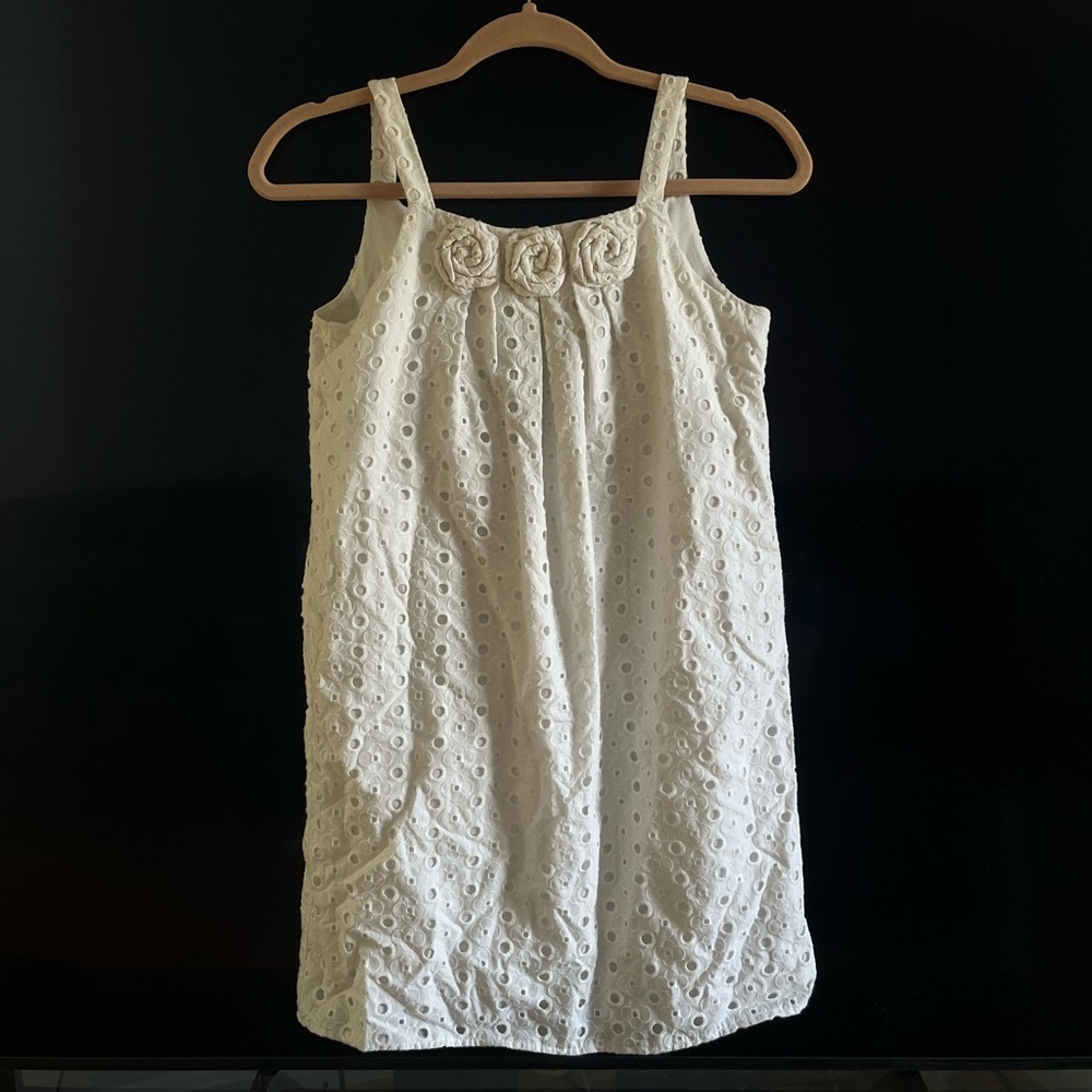 Girls white dress